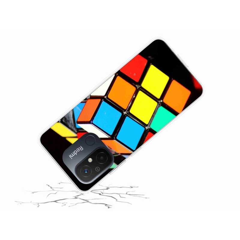 Gél tok mmCase a Xiaomi Redmi 12C-hez - Rubik-kocka
