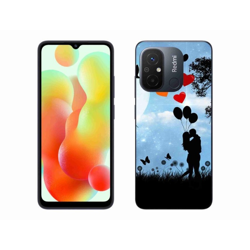 Gél tok mmCase a Xiaomi Redmi 12C számára - szerelmes pár