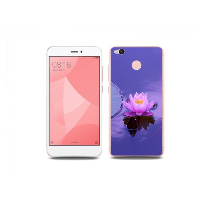 Gél tok mmCase a Xiaomi Redmi 4X-hez - virág a vízen