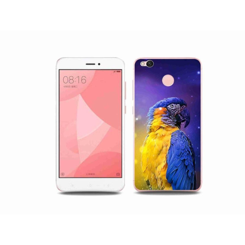 Gél tok mmCase a Xiaomi Redmi 4X-hez - papagáj ara 1