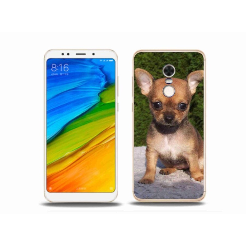 Gél tok mmCase a Xiaomi Redmi 5 Plus számára - chihuahua 3