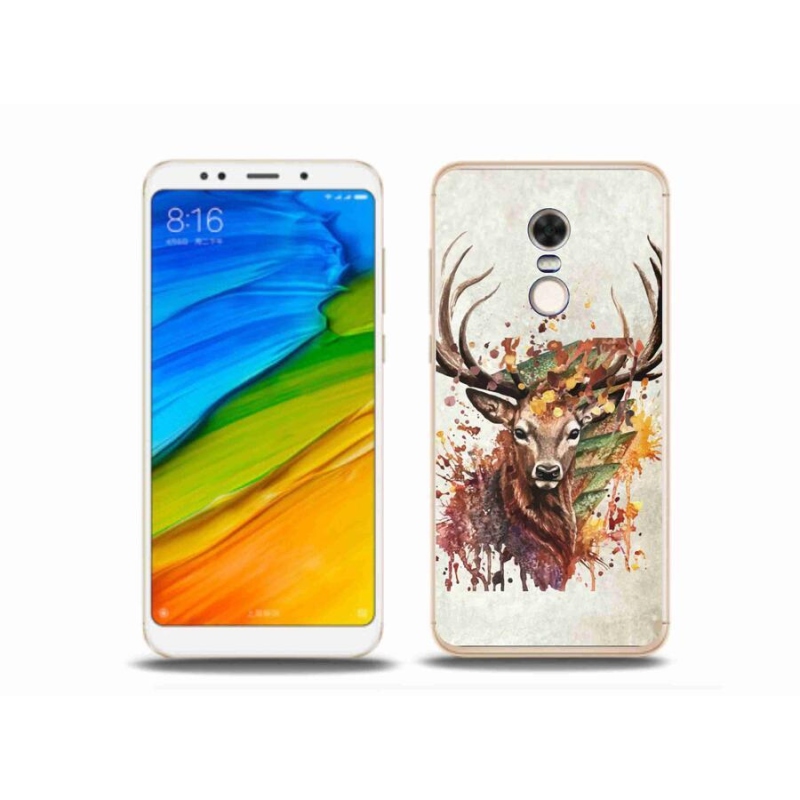 Gél tok mmCase a Xiaomi Redmi 5 Plus számára - szarvas 1