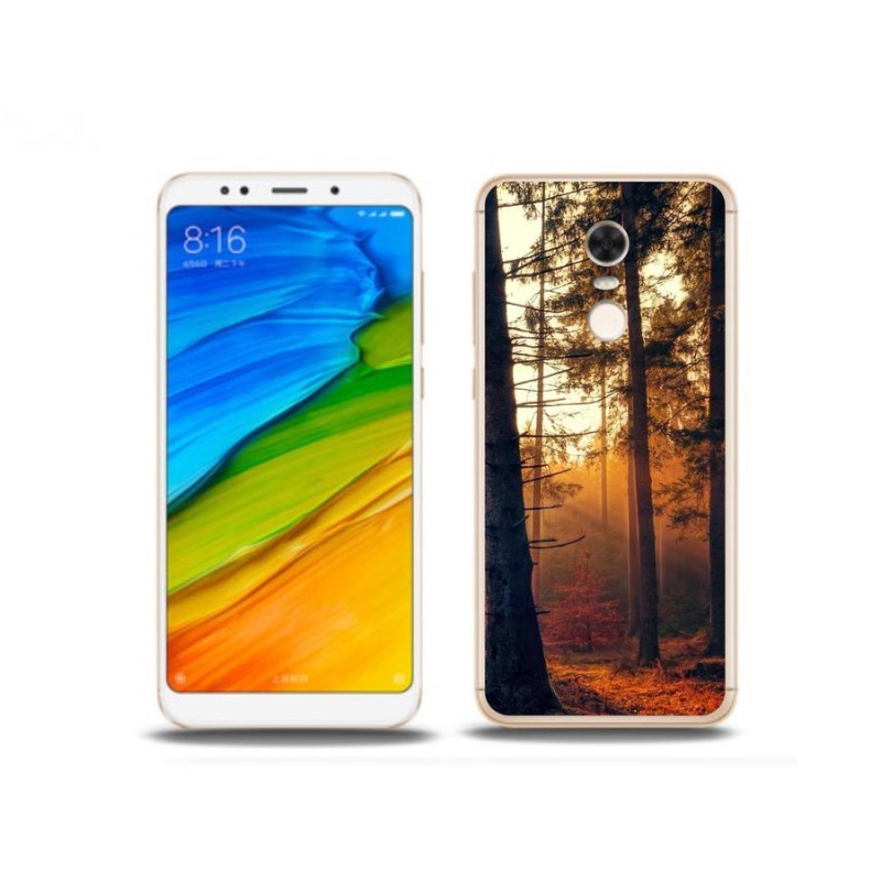 Gél tok mmCase a Xiaomi Redmi 5 Plus számára - erdő