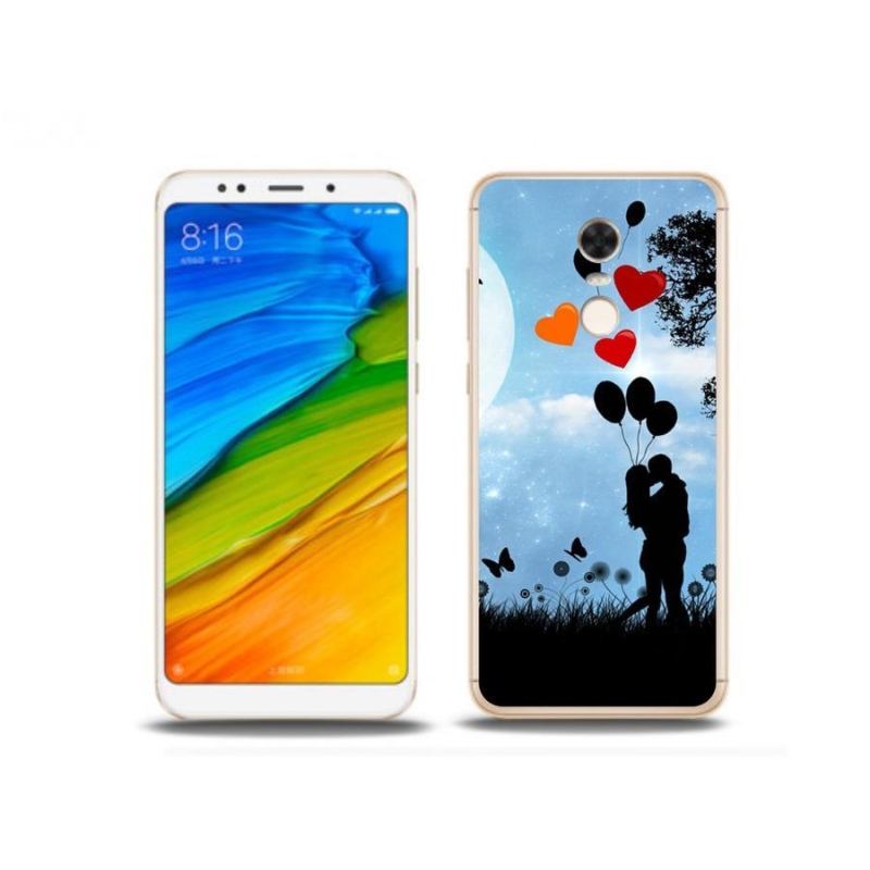 Gél tok mmCase a Xiaomi Redmi 5 Plus számára - szerelmes pár