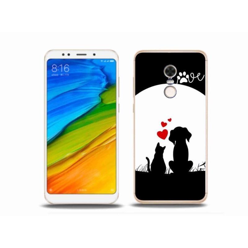 Gél tok mmCase a Xiaomi Redmi 5 Plus számára - állati szeretet