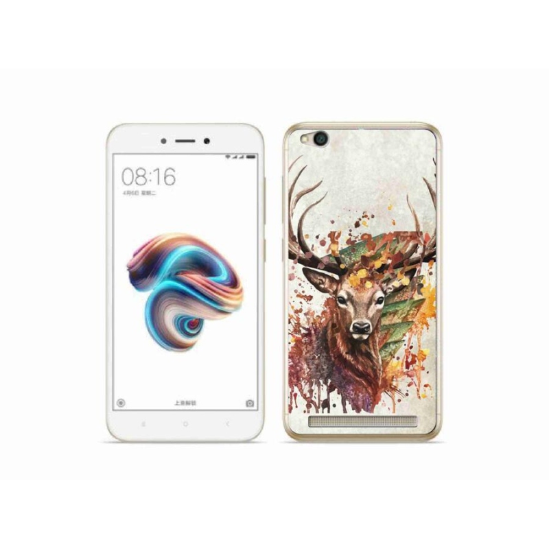 Gél tok mmCase a Xiaomi Redmi 5A számára - szarvas 1