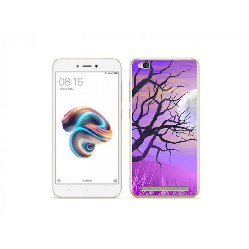 Gél tok mmCase a Xiaomi Redmi 5A számára - rajzfilmes kidőlt fa