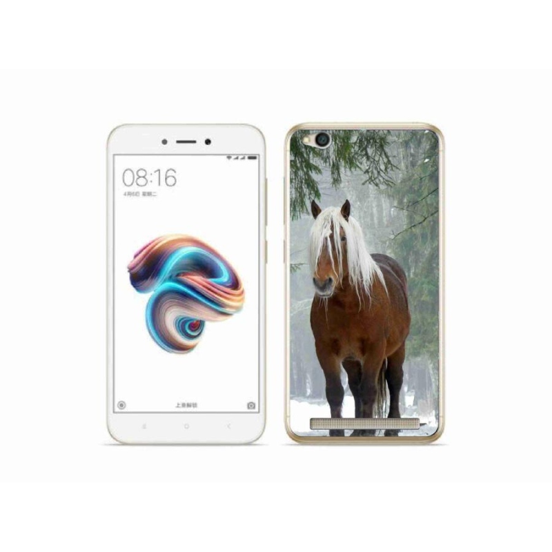 Gél tok mmCase a Xiaomi Redmi 5A számára - ló az erdőben