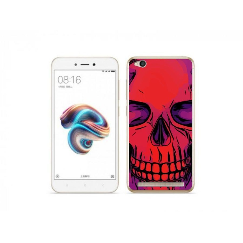 Gél tok mmCase a Xiaomi Redmi 5A számára - koponya