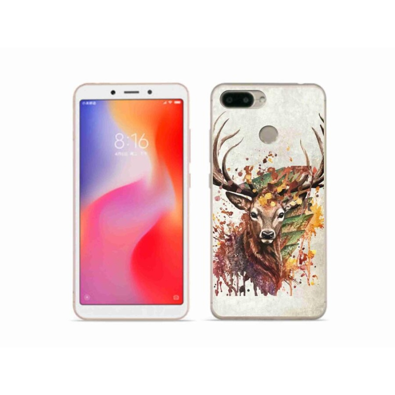 Gél tok mmCase a Xiaomi Redmi 6 - szarvas 1 számára