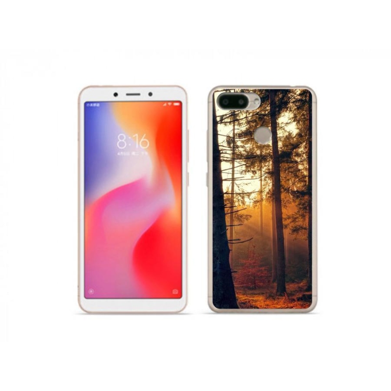 Gél tok mmCase a Xiaomi Redmi 6 számára - erdő
