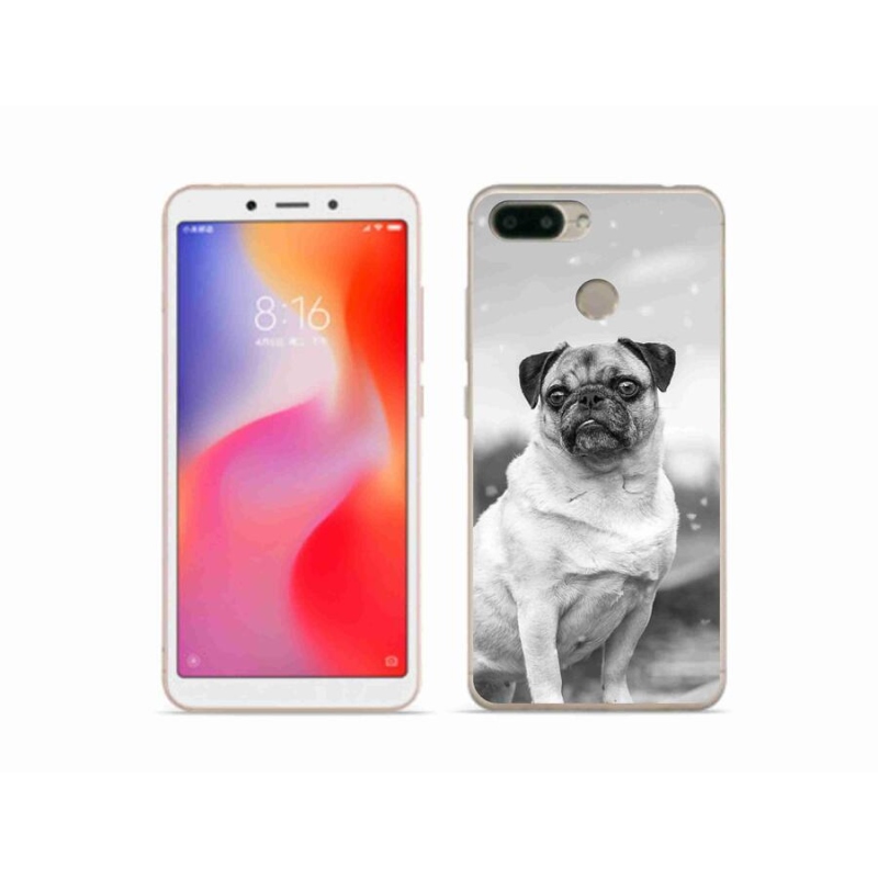 Gél tok mmCase a Xiaomi Redmi 6-hoz - mopsz