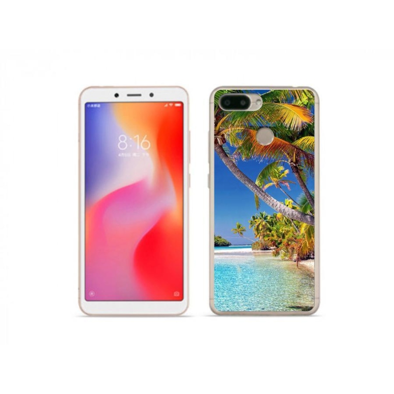 Gél tok mmCase a Xiaomi Redmi 6 számára - tengerparton
