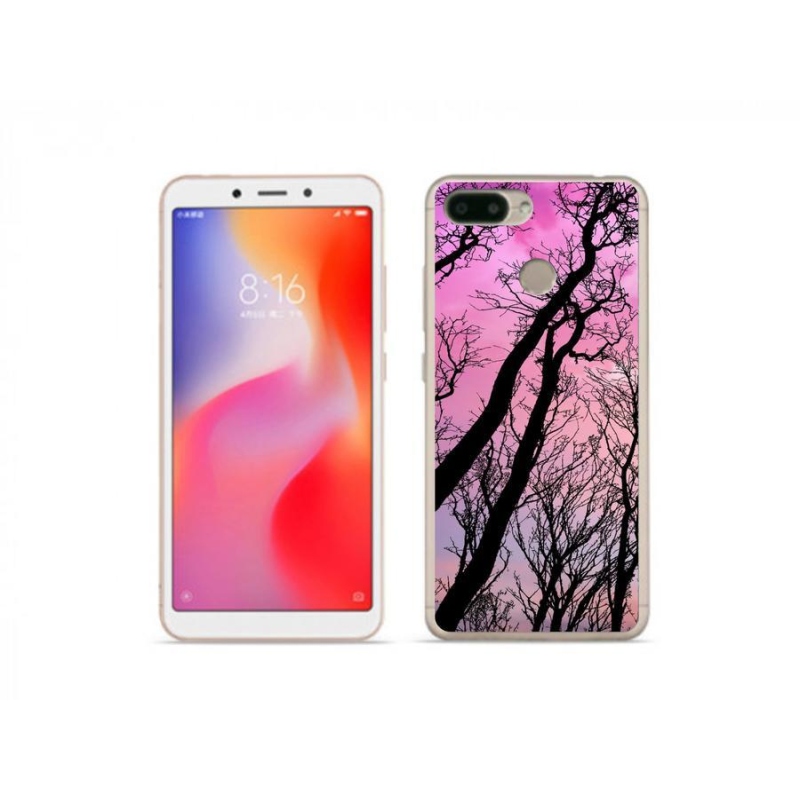Gél tok mmCase a Xiaomi Redmi 6 számára - kidőlt fák