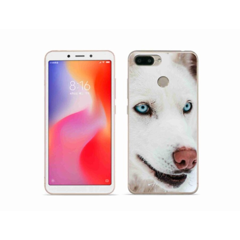 Gél tok mmCase a Xiaomi Redmi 6 számára - kutyaszemmel nézve