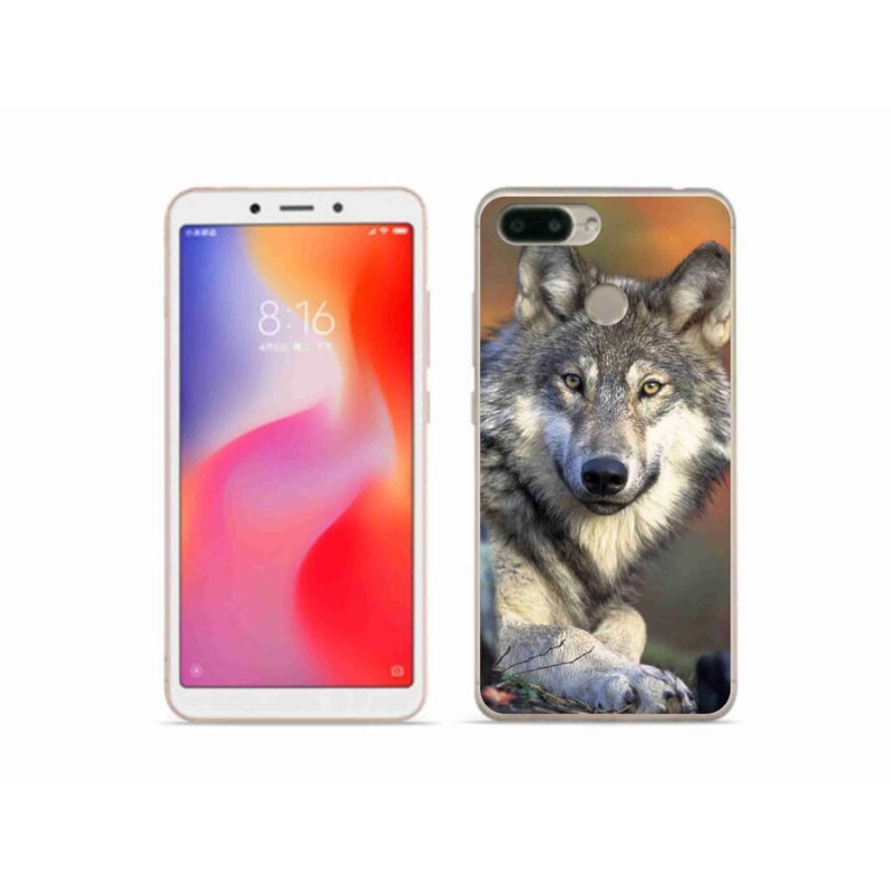 Gél tok mmCase a Xiaomi Redmi 6 - farkashoz