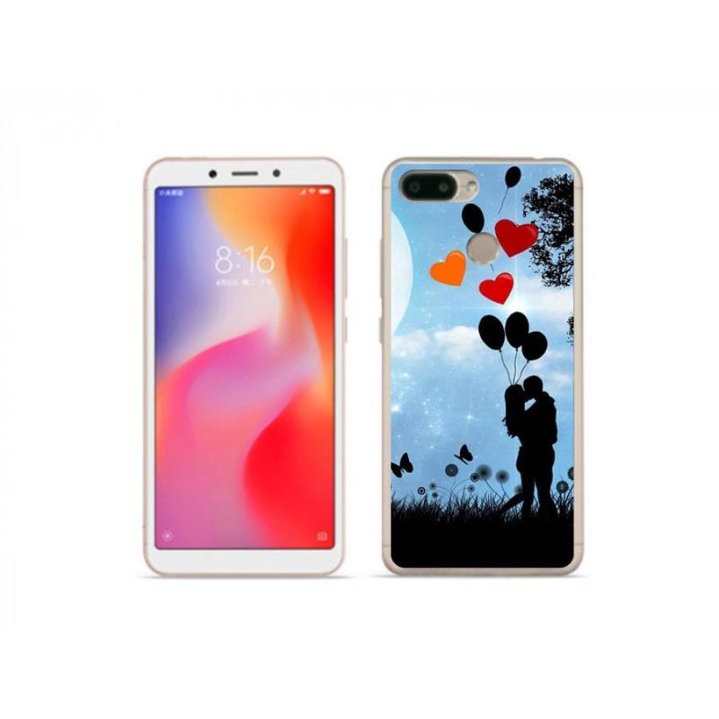 Gél tok mmCase a Xiaomi Redmi 6 számára - szerelmes pár