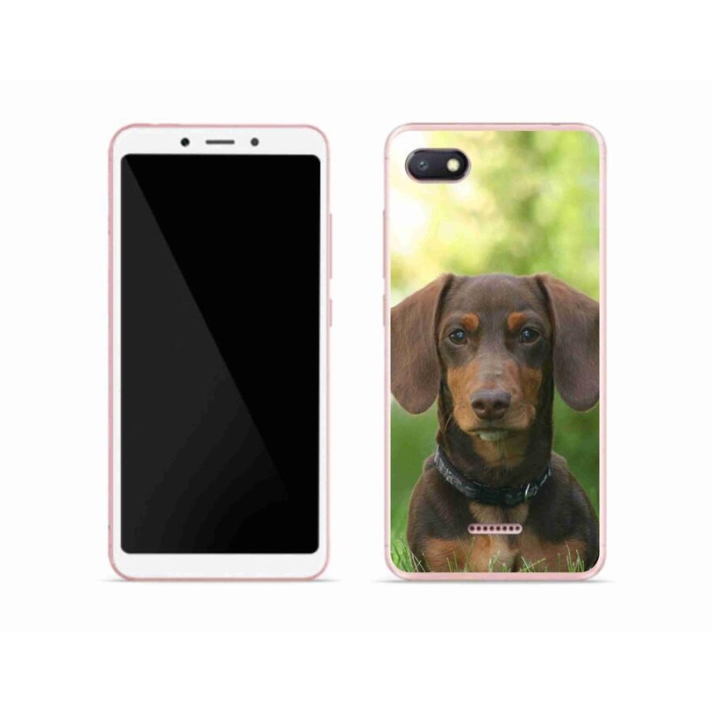 Gél tok mmCase a Xiaomi Redmi 6A számára - barna tacskó
