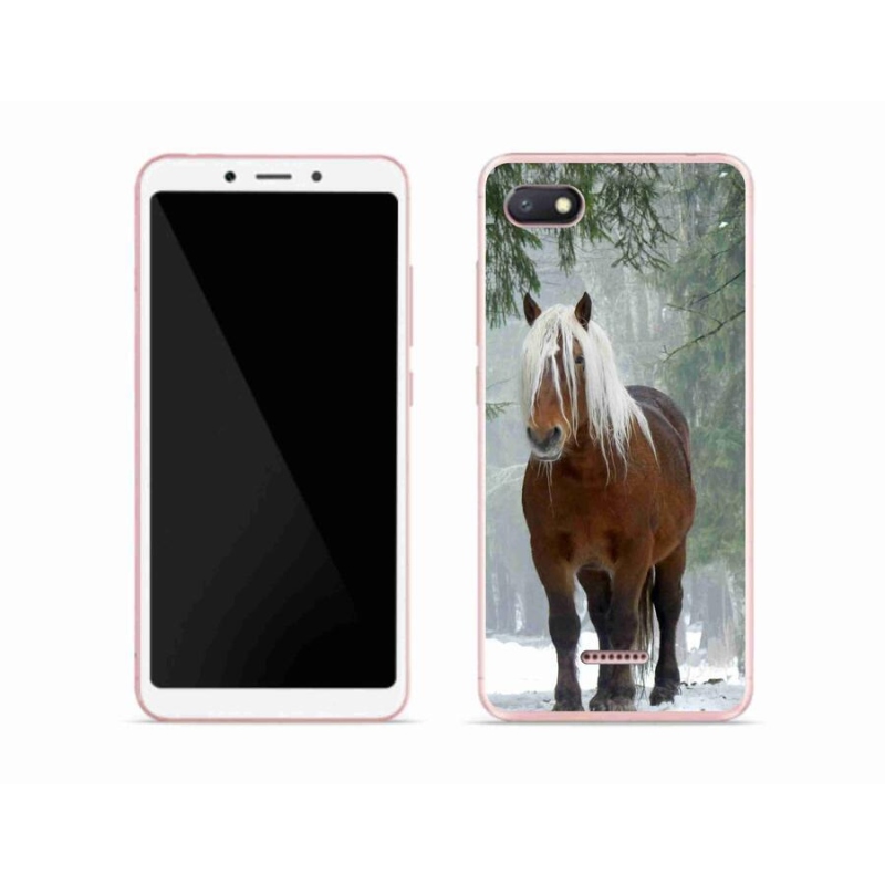 Gél tok mmCase a Xiaomi Redmi 6A számára - ló az erdőben