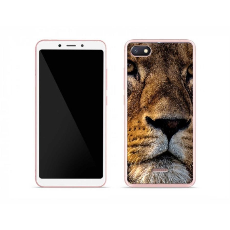 Gél tok mmCase a Xiaomi Redmi 6A számára - oroszlán