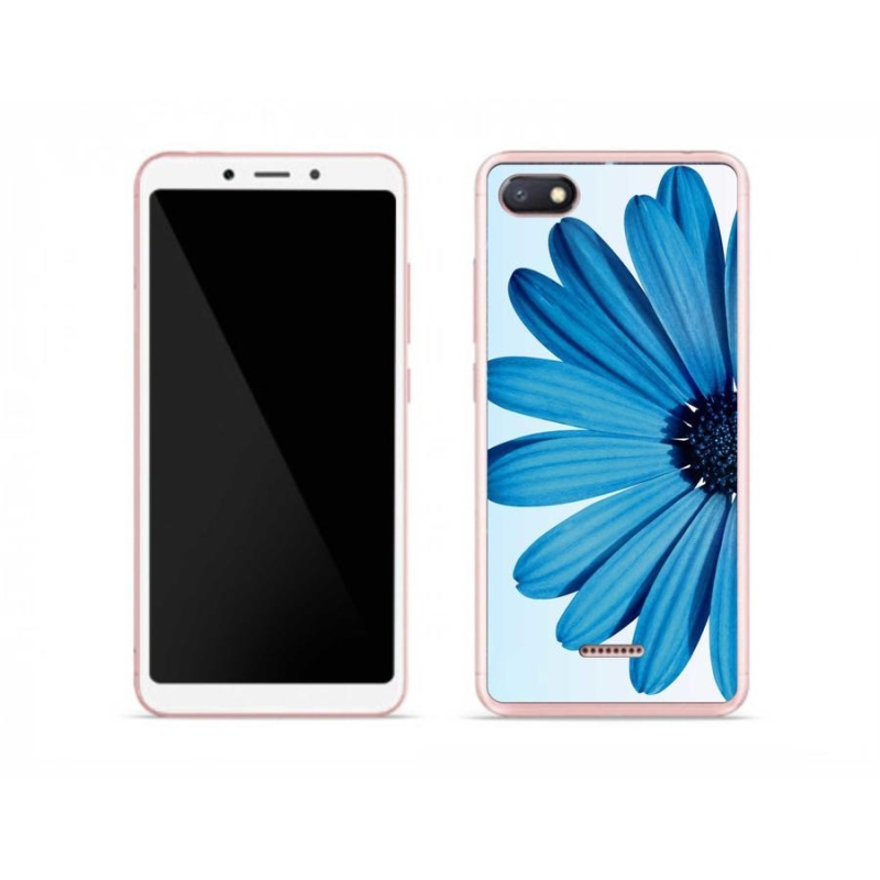 Gél tok mmCase a Xiaomi Redmi 6A-hoz - kék százszorszép