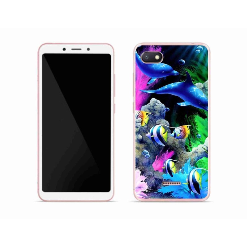 Gél tok mmCase a Xiaomi Redmi 6A számára - tengeri világ