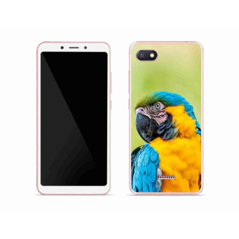 Gél tok mmCase a Xiaomi Redmi 6A számára - papagáj ara 2