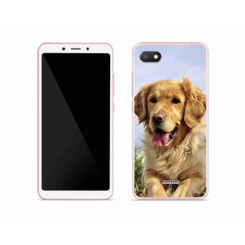 Gél tok mmCase a Xiaomi Redmi 6A számára - arany retriever