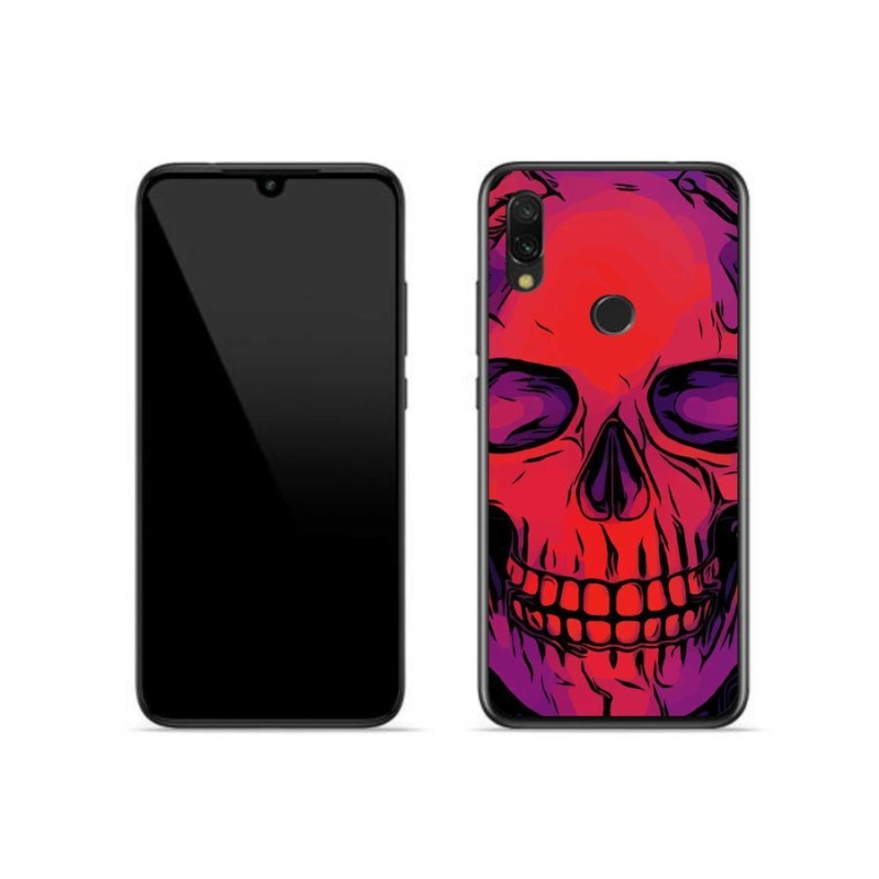 Gél tok mmCase a Xiaomi Redmi 7 - koponya számára