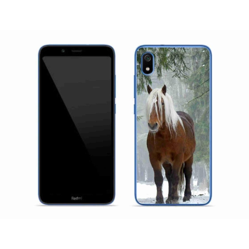 Gél tok mmCase a Xiaomi Redmi 7A számára - ló az erdőben
