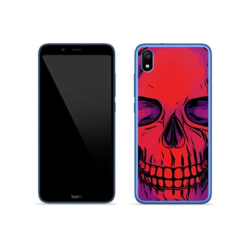 Gél tok mmCase a Xiaomi Redmi 7A számára - koponya