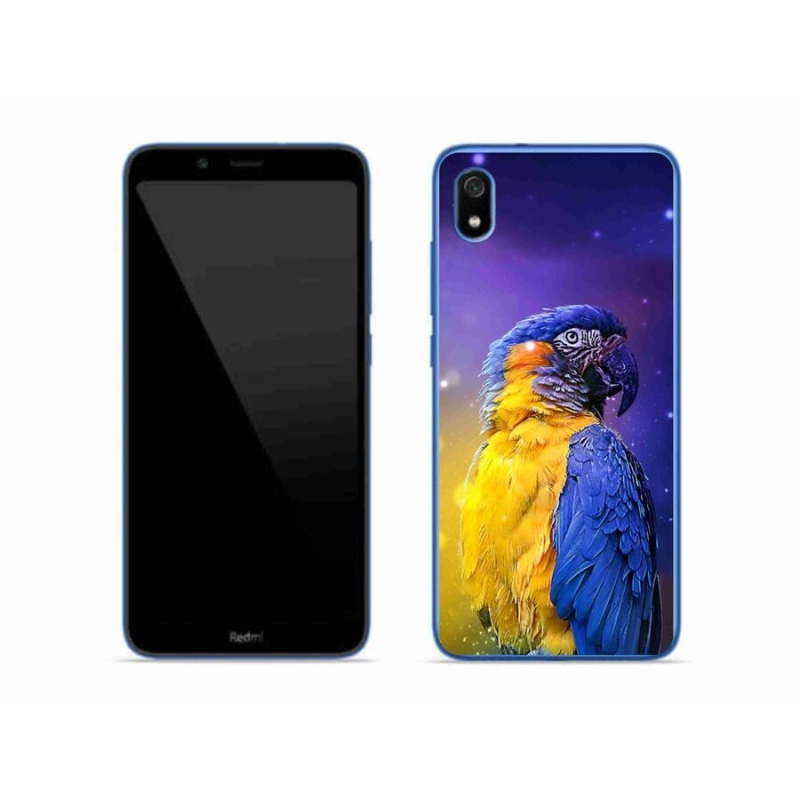 Gél tok mmCase a Xiaomi Redmi 7A számára - papagáj ara 1