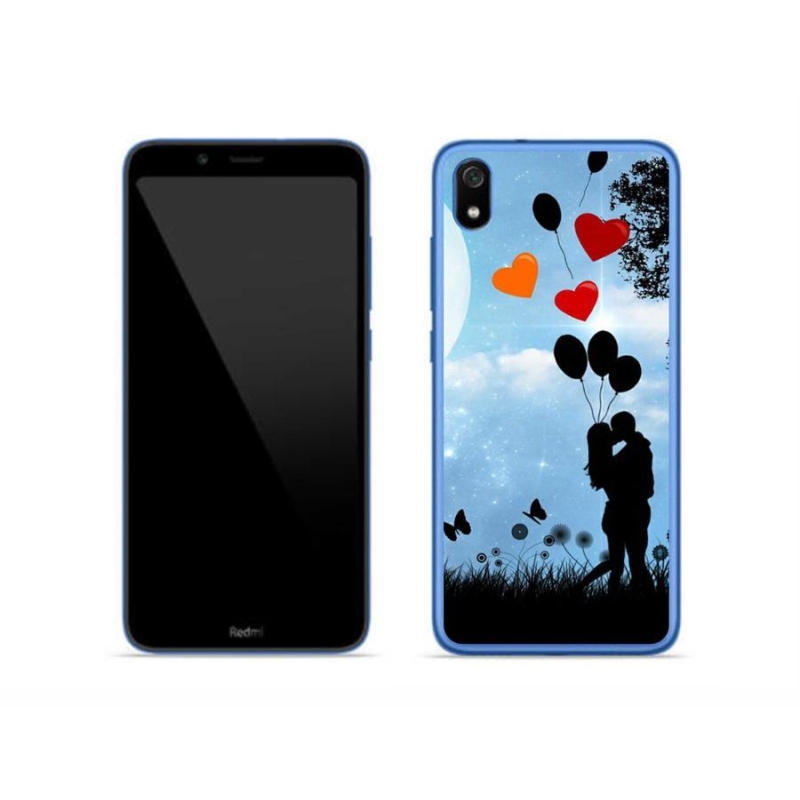 Gél tok mmCase a Xiaomi Redmi 7A számára - szerelmes pár