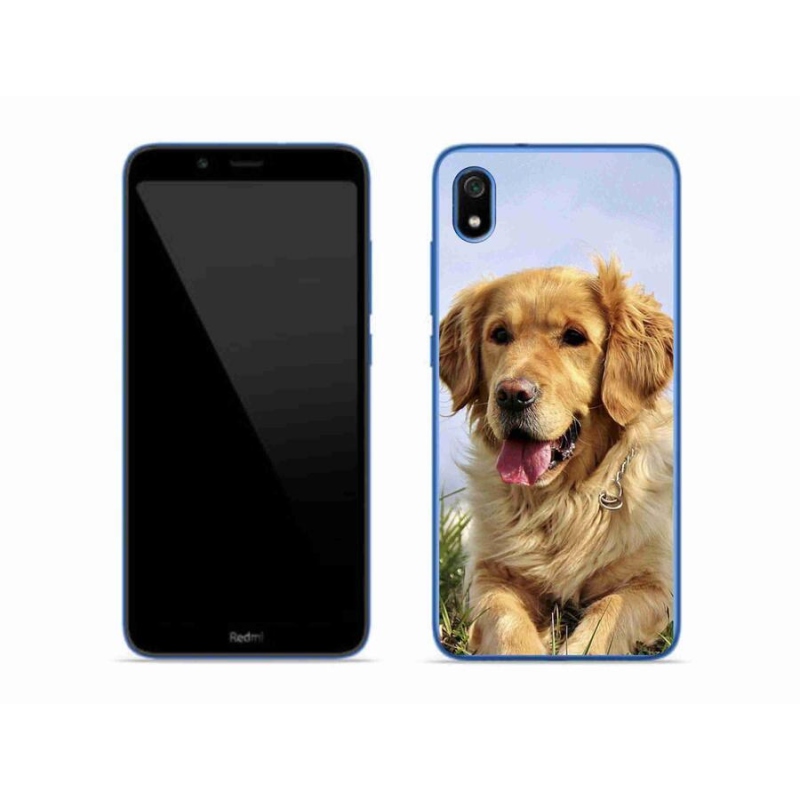 Gél tok mmCase a Xiaomi Redmi 7A számára - arany retriever
