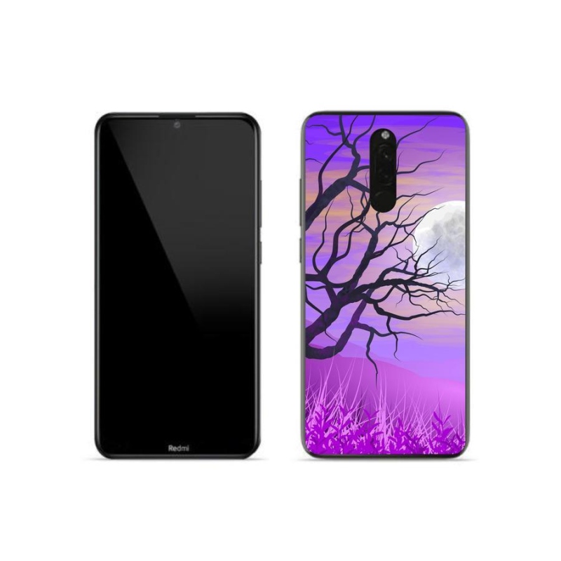 Gél tok mmCase a Xiaomi Redmi 8-hoz - rajzfilmes kidőlt fa