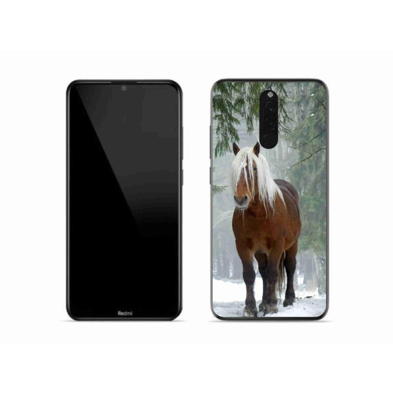 Gél tok mmCase a Xiaomi Redmi 8-hoz - ló az erdőben