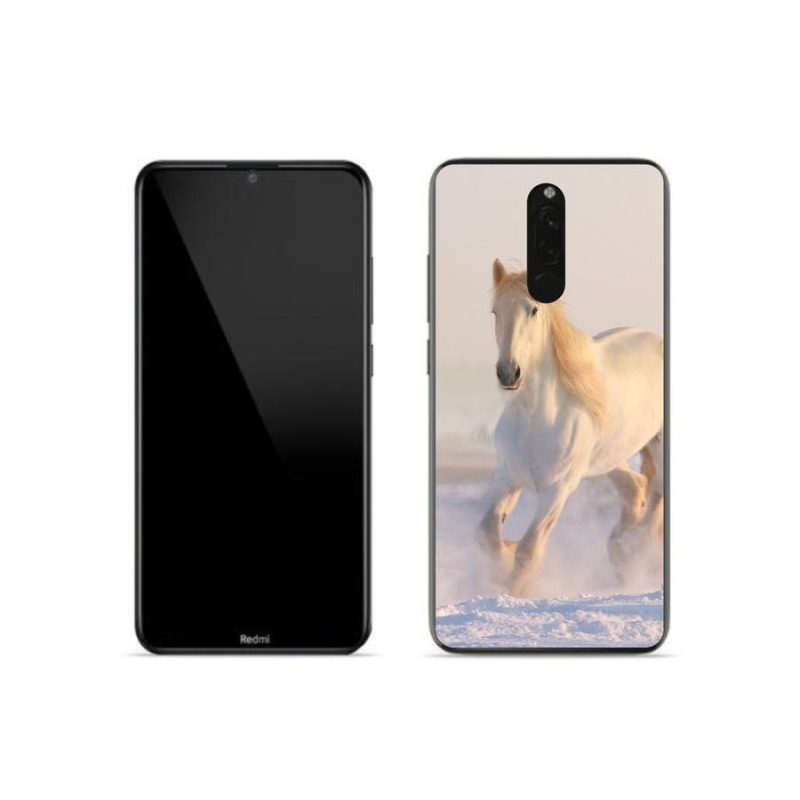 Gél tok mmCase a Xiaomi Redmi 8-hoz - ló a hóban