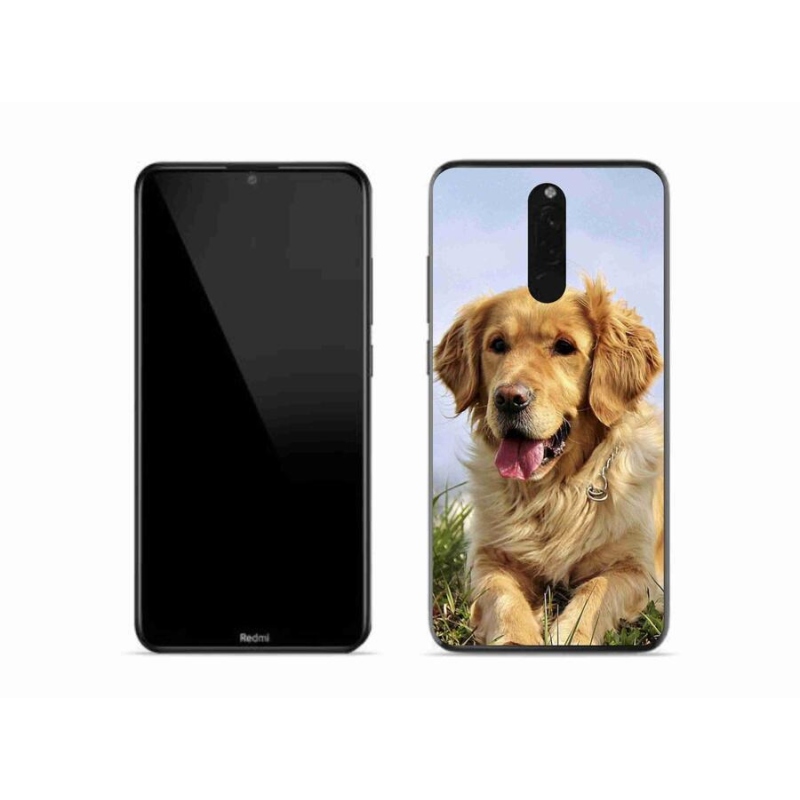 Gél tok mmCase a Xiaomi Redmi 8-hoz - arany retriever