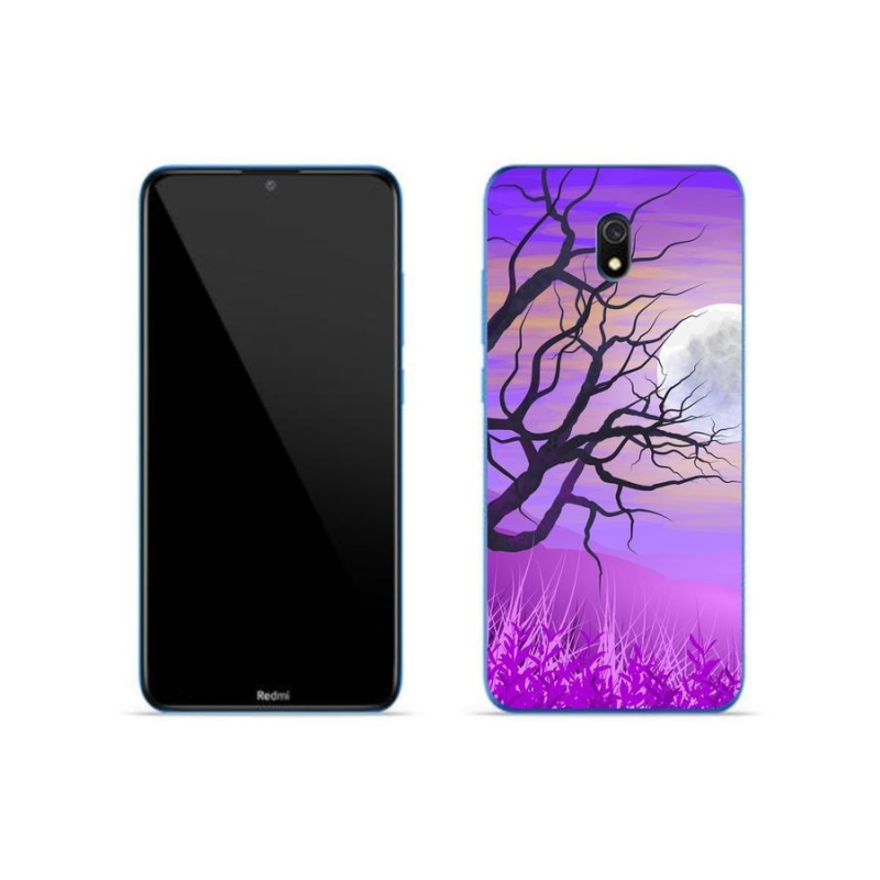 Gél tok mmCase a Xiaomi Redmi 8A számára - rajzfilmes kidőlt fa