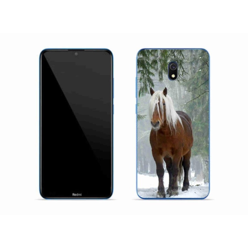 Gél tok mmCase a Xiaomi Redmi 8A számára - ló az erdőben