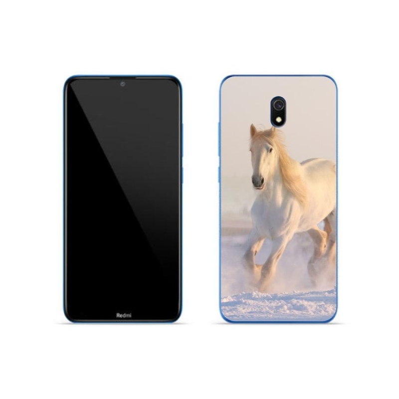 Gél tok mmCase a Xiaomi Redmi 8A számára - ló a hóban