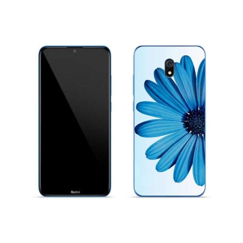 Gél tok mmCase a Xiaomi Redmi 8A-hoz - kék százszorszép