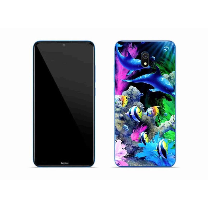 Gél tok mmCase a Xiaomi Redmi 8A számára - tengeri világ