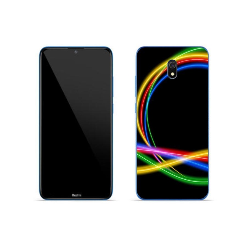 Gél tok mmCase a Xiaomi Redmi 8A számára - neon körök