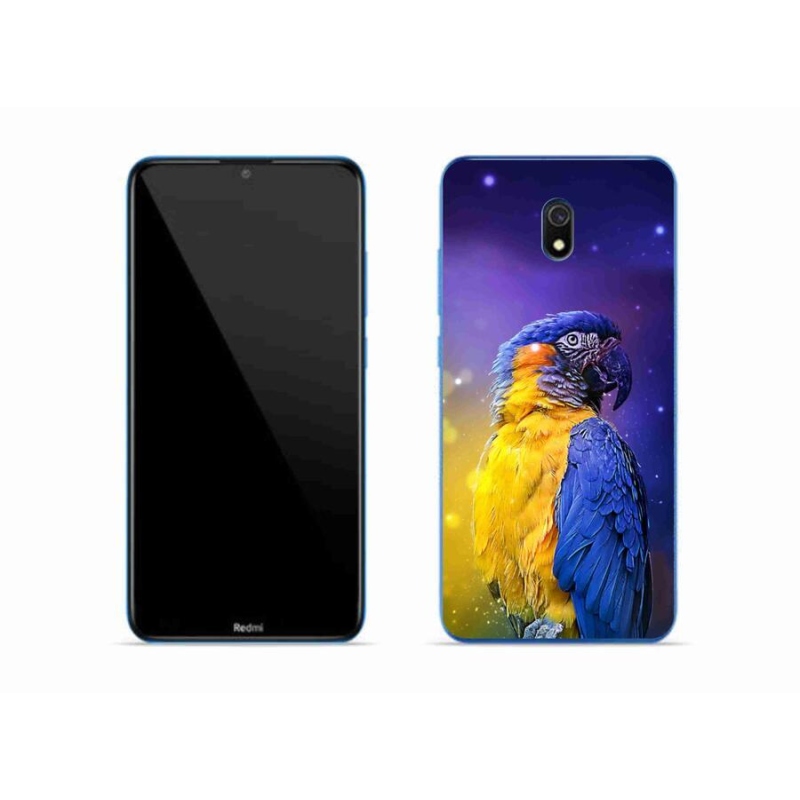 Gél tok mmCase a Xiaomi Redmi 8A számára - papagáj ara 1