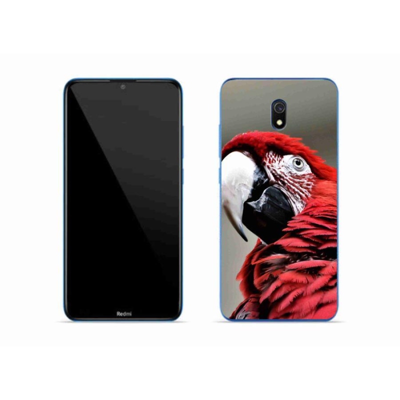Gél tok mmCase a Xiaomi Redmi 8A-hoz - papagáj ara piros