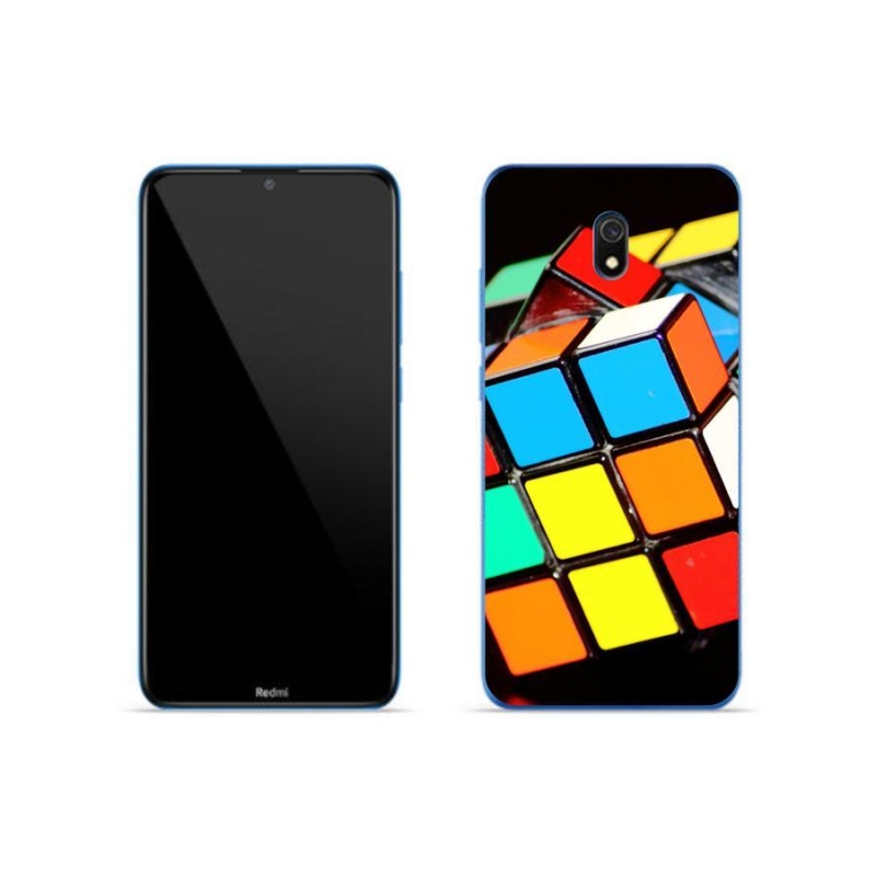Gél tok mmCase a Xiaomi Redmi 8A számára - Rubik-kocka