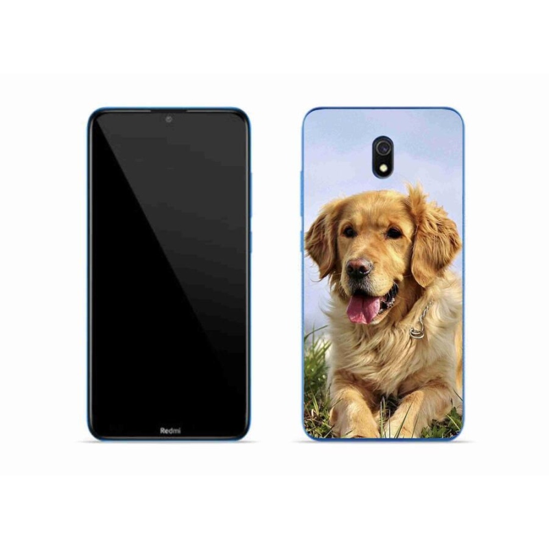Gél tok mmCase a Xiaomi Redmi 8A számára - arany retriever
