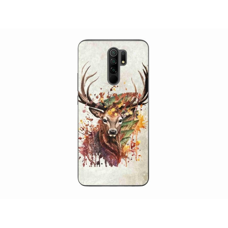 Gél tok mmCase a Xiaomi Redmi 9-hez - szarvas 1