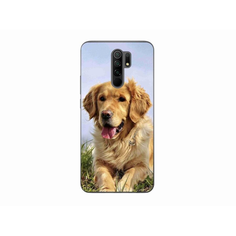 Gél tok mmCase a Xiaomi Redmi 9 készülékhez - arany retriever